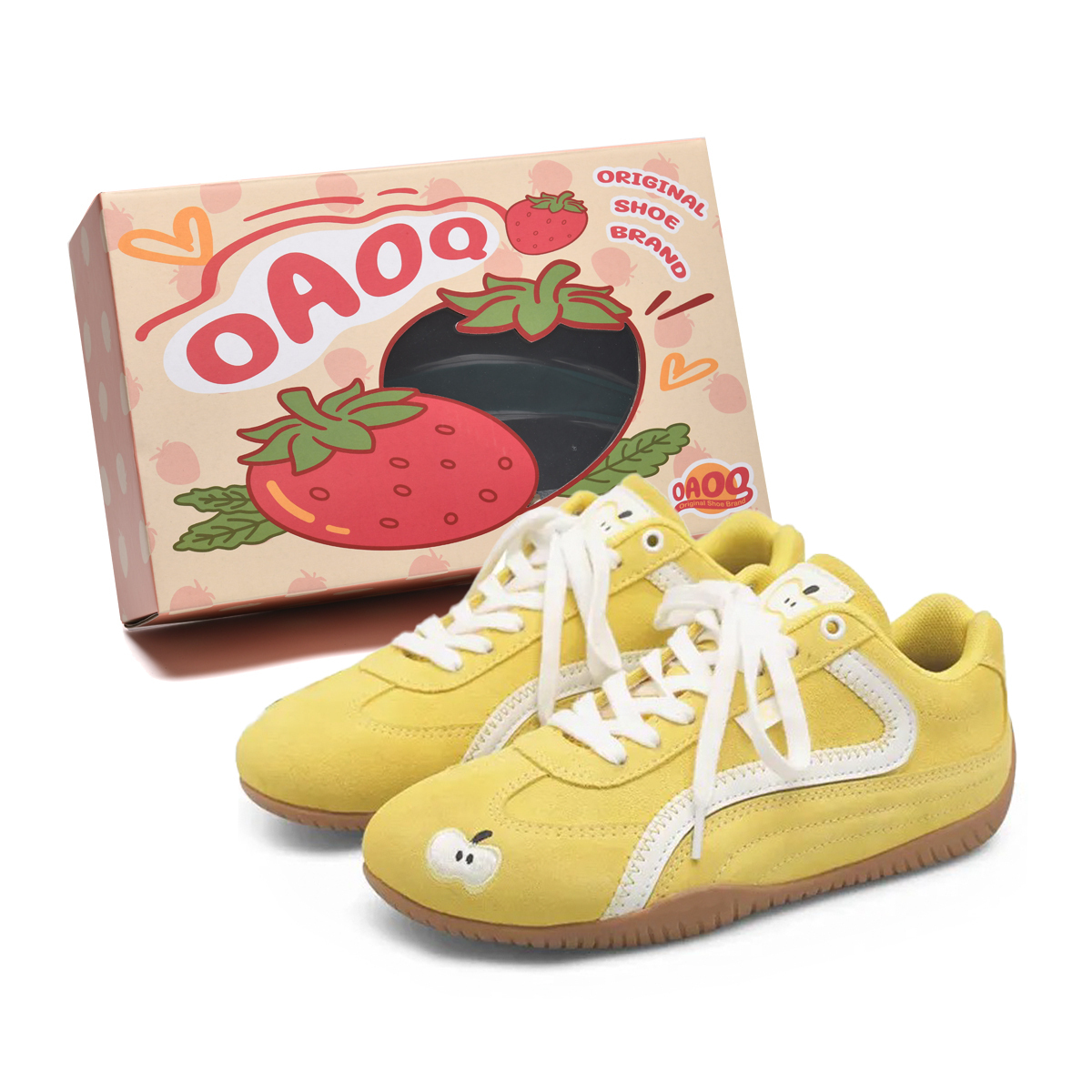 OAOQ Скользоустойчивые, износостойкие, легкие, дышащие низкие скейтерские кроссовки Unisex - Yellow Apple, цвет Yellow Apple
OAOQ Скользоустойчивые, износостойкие, легкие, дышащие низкие скейтерские кроссовки Unisex - Yellow Apple, цвет Yellow Apple