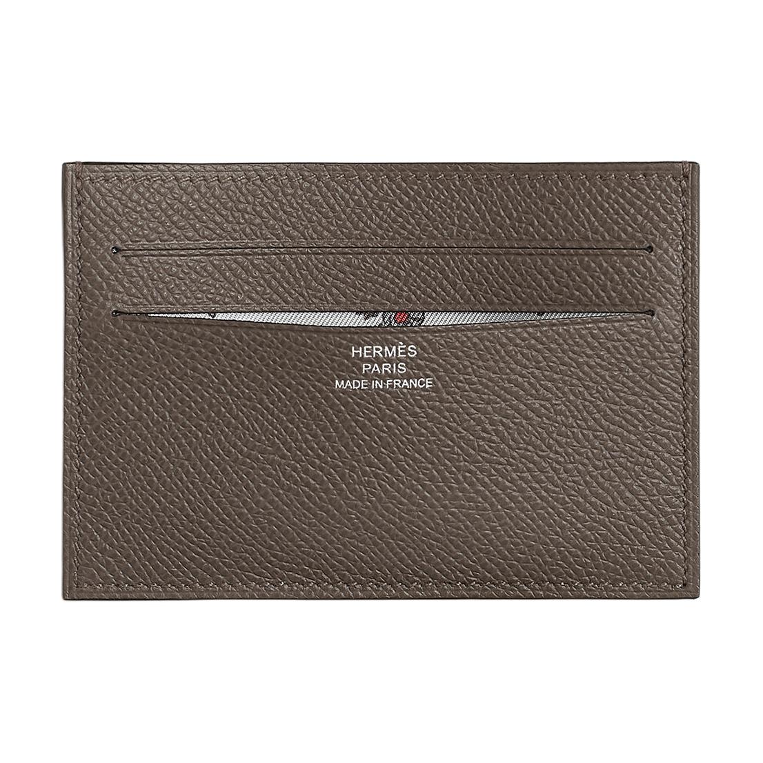 HERMES Кожаный картхолдер Citizen Twill Epsom унисекс серый туман, Mist Gray
HERMES Кожаный картхолдер Citizen Twill Epsom унисекс серый туман, Mist Gray