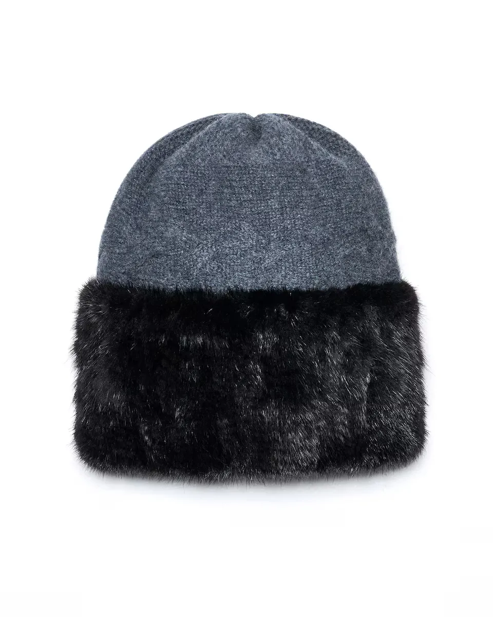Шерстяная меховая шапка с вязаными вставками из норки серого цвета Maximilian, серый
Шерстяная меховая шапка с вязаными вставками из норки серого цвета Maximilian, серый