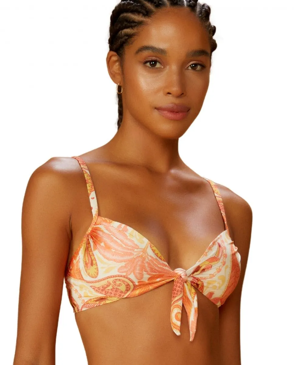 Верх спортивного бикини с принтом и подкладкой Blueman, оранжевый
Верх спортивного бикини с принтом и подкладкой Blueman, оранжевый