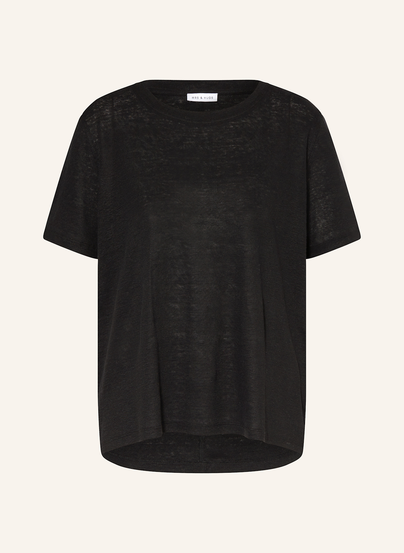 Футболка из льна Mrs & Hugs, черный
Футболка из льна Mrs & Hugs, черный