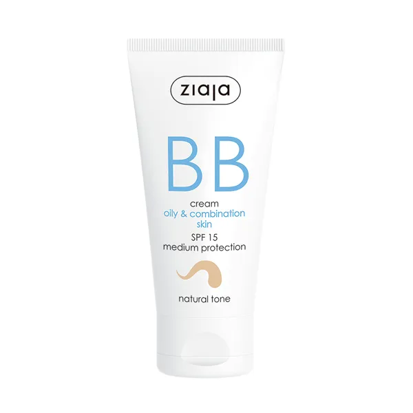 База под макияж с уходом за комбинированной и жирной кожей Bb Cream Spf 15 Oil & Combination Skin Ziaja, 50 ml
База под макияж с уходом за комбинированной и жирной кожей Bb Cream Spf 15 Oil & Combination Skin Ziaja, 50 ml