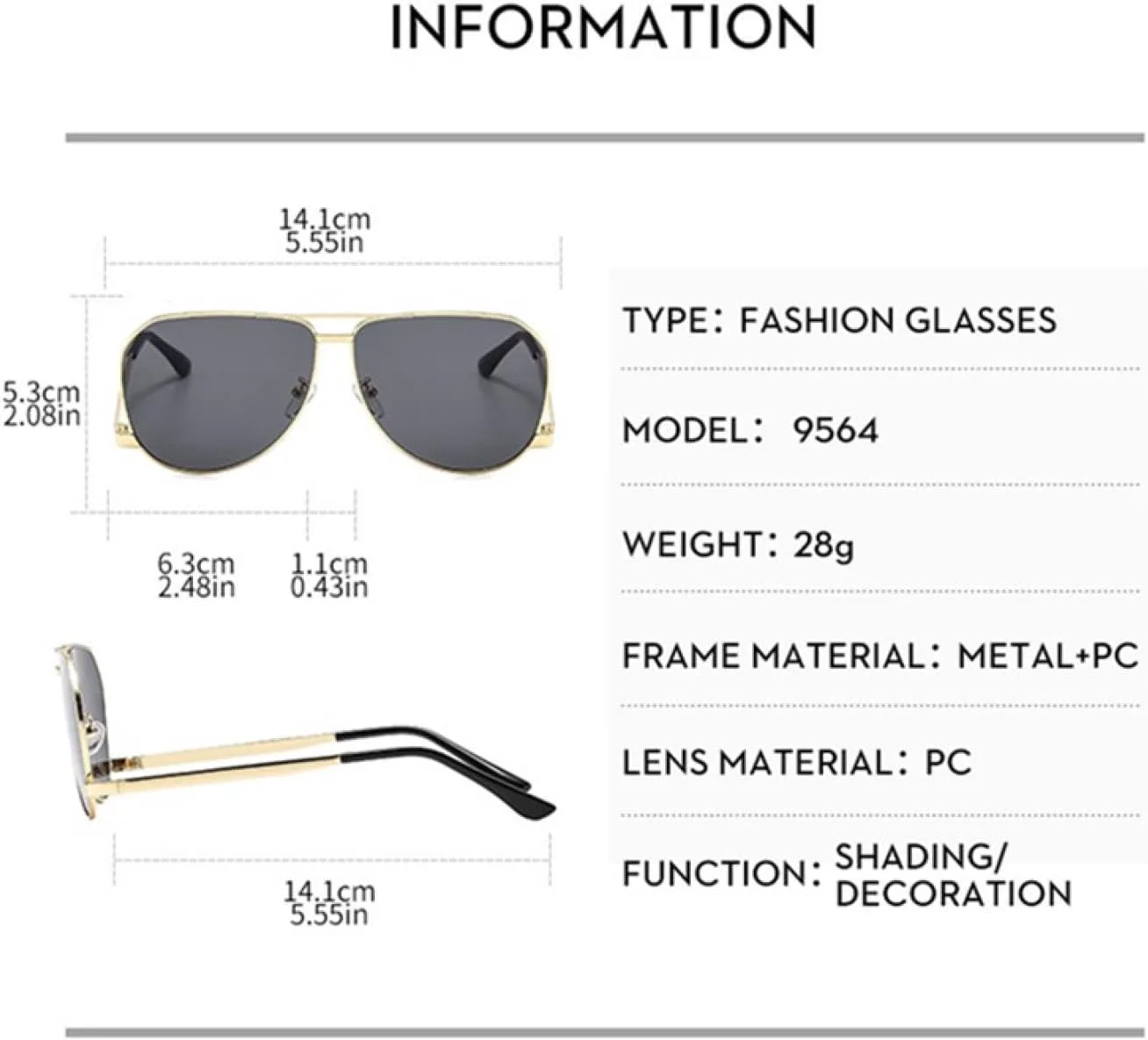 Модные большие овальные солнцезащитные очки для женщин в винтажном панк-стиле с металлической оправой, мужские с защитой от УФ-излучения UV400 TOIPASTN, Black Black
Модные большие овальные солнцезащитные очки для женщин в винтажном панк-стиле с металлической оправой, мужские с защитой от УФ-излучения UV400 TOIPASTN, Black Black