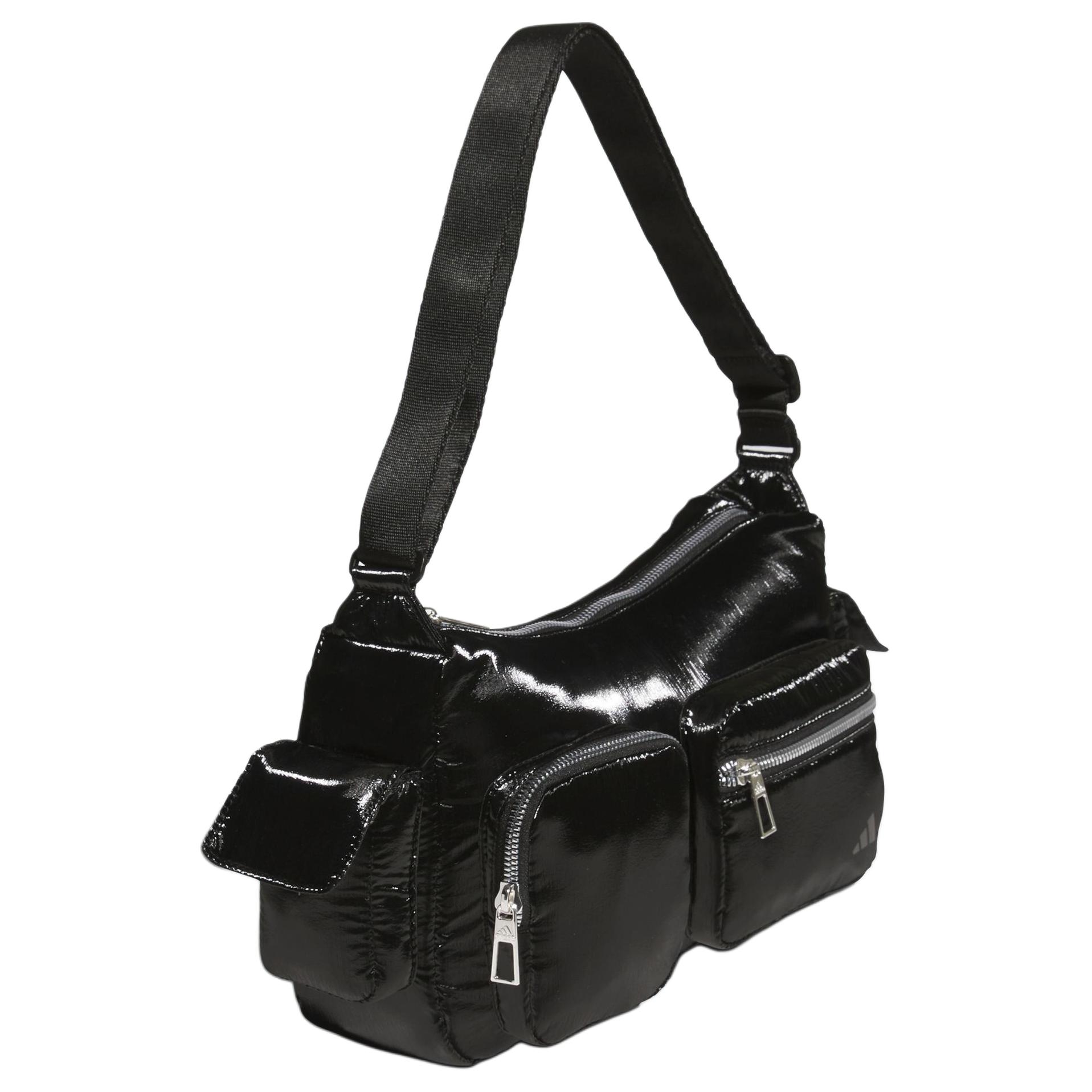 Полиуретановая портативная сумка через плечо на пояс для женщин черный Adidas
Полиуретановая портативная сумка через плечо на пояс для женщин черный Adidas