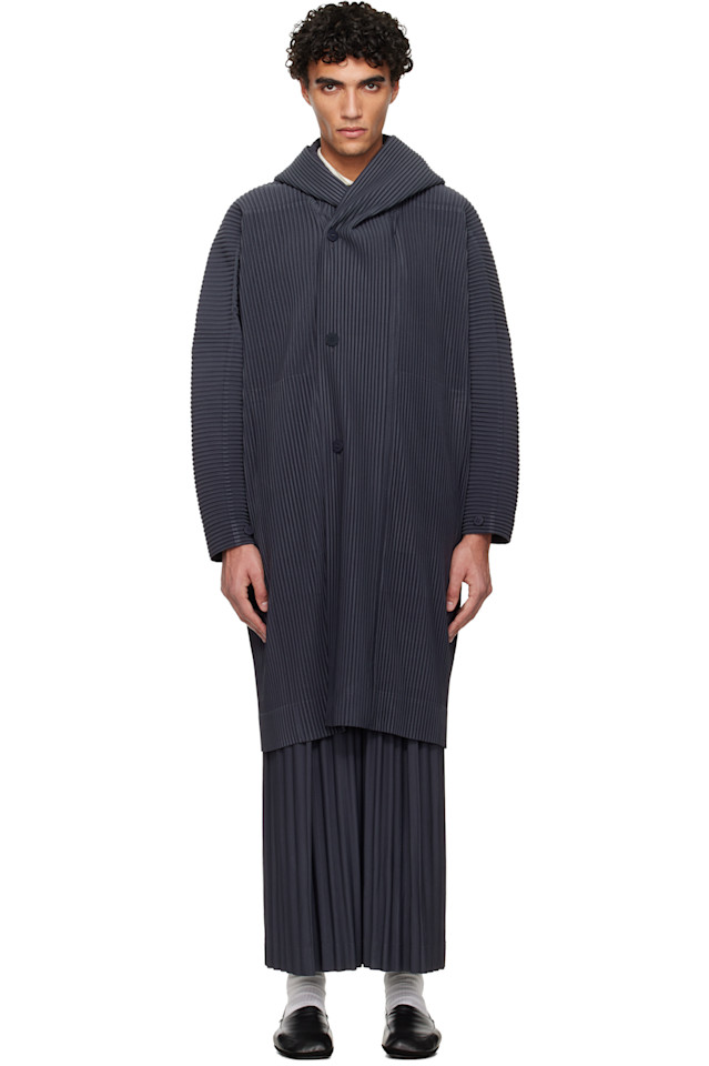 Homme Plissé Issey Miyake Темно-Синие цвета месяца, декабрьское пальто
Homme Plissé Issey Miyake Темно-Синие цвета месяца, декабрьское пальто
