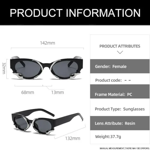 Солнцезащитные очки «кошачий глаз» 2026 года для женщин, модные солнцезащитные очки в маленькой оправе, в стиле хип-хоп, ретро, с зеркальными линзами MTZJH, Purple
Солнцезащитные очки «кошачий глаз» 2026 года для женщин, модные солнцезащитные очки в маленькой оправе, в стиле хип-хоп, ретро, с зеркальными линзами MTZJH, Purple