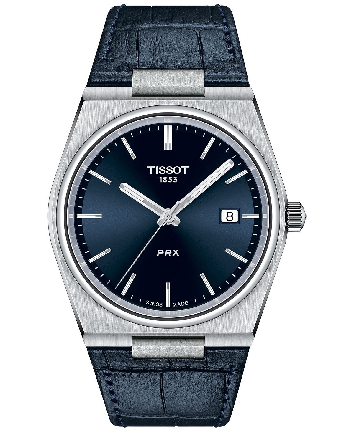 Мужские часы PRX с синим кожаным ремешком, 40 мм Tissot
Мужские часы PRX с синим кожаным ремешком, 40 мм Tissot