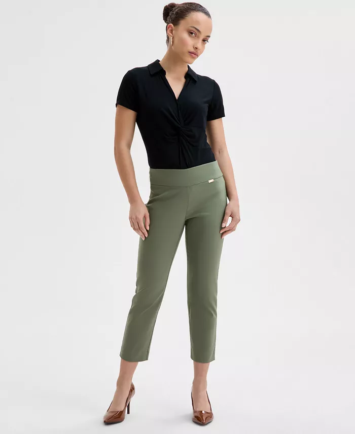 Укороченные брюки средней посадки Petite I.N.C. International Concepts, зеленый
Укороченные брюки средней посадки Petite I.N.C. International Concepts, зеленый