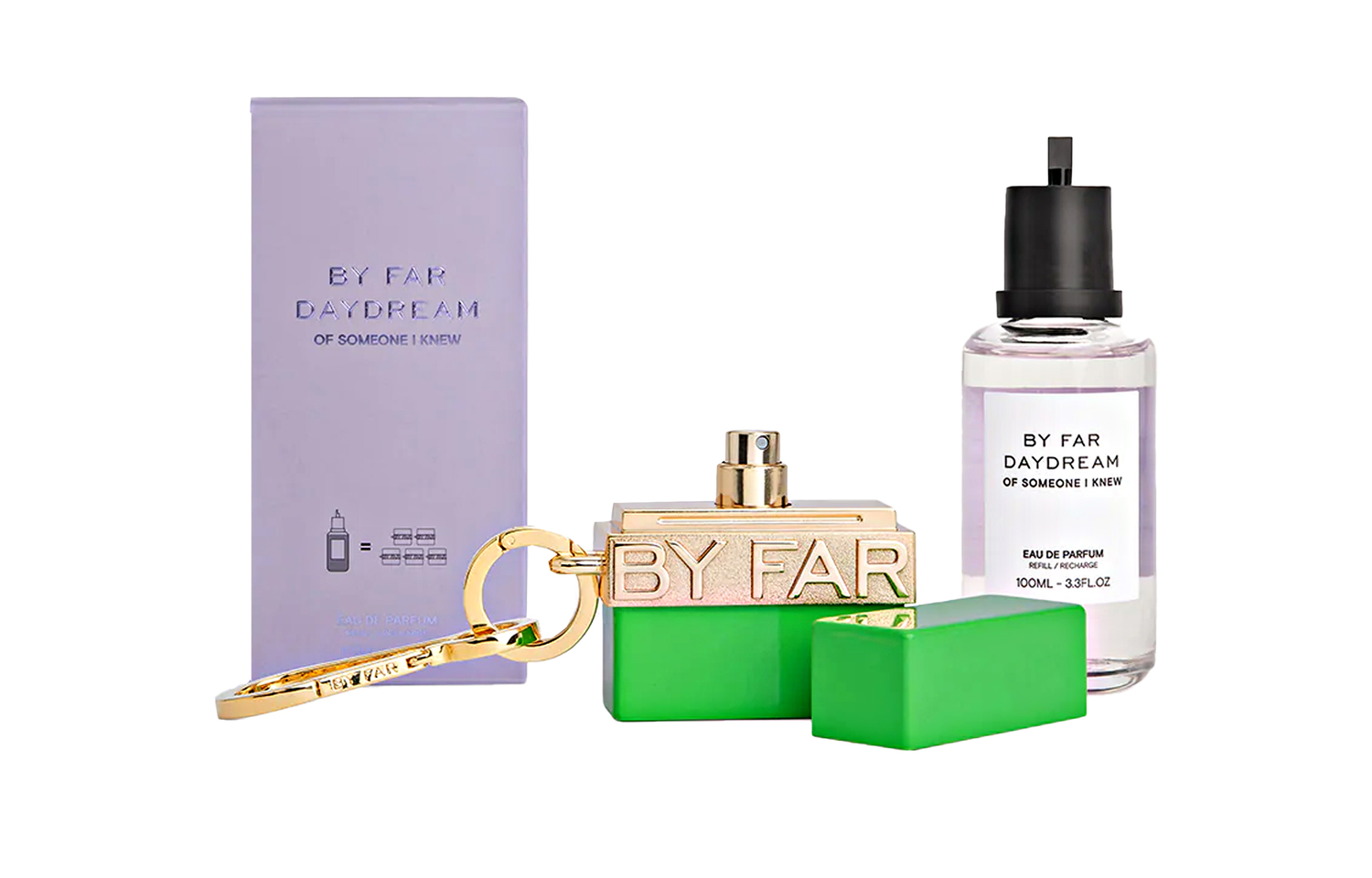 Набор духов 100ml+парфюмерная коробка+альпинистская пряжка By Far
Набор духов 100ml+парфюмерная коробка+альпинистская пряжка By Far