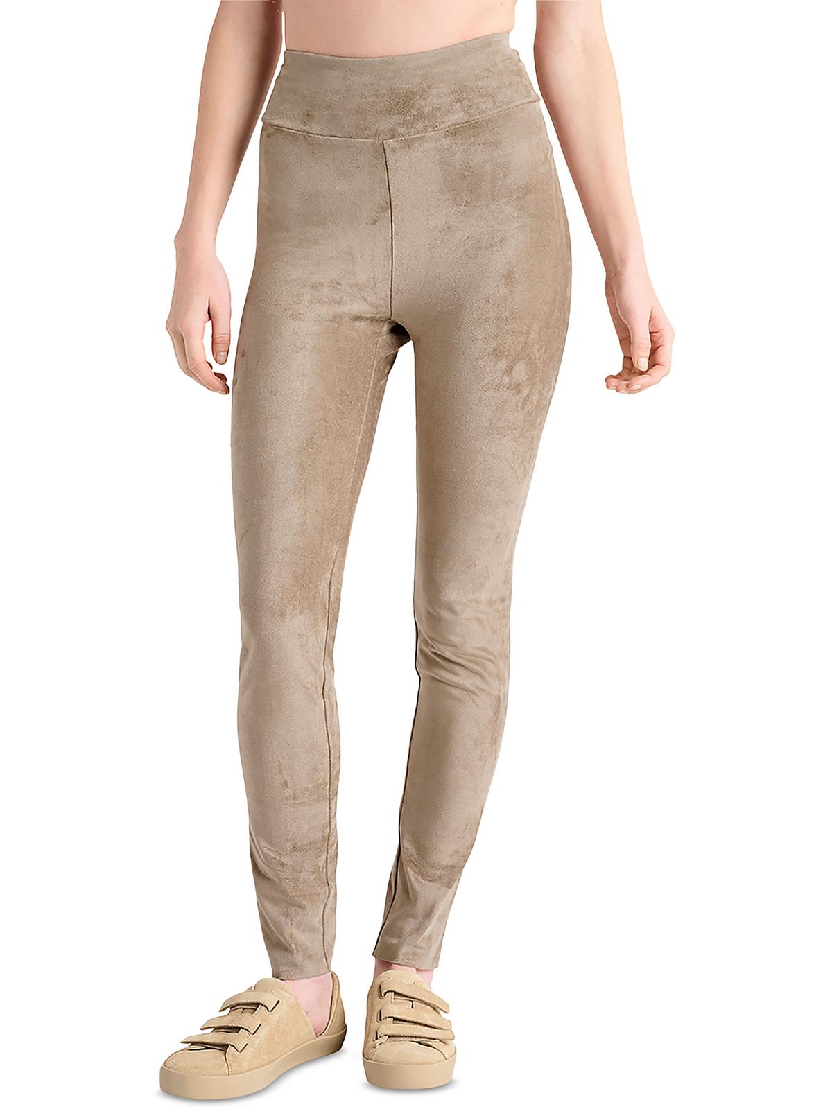 Женские эластичные леггинсы из искусственной замши Splendid, коричневый 
Женские эластичные леггинсы из искусственной замши Splendid, коричневый