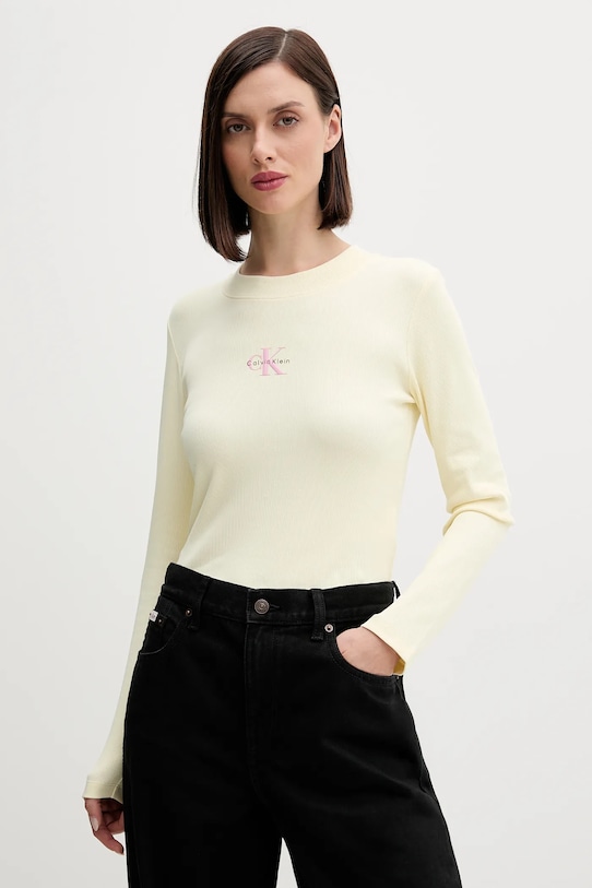Лонгслив Calvin Klein Jeans, желтый
Лонгслив Calvin Klein Jeans, желтый