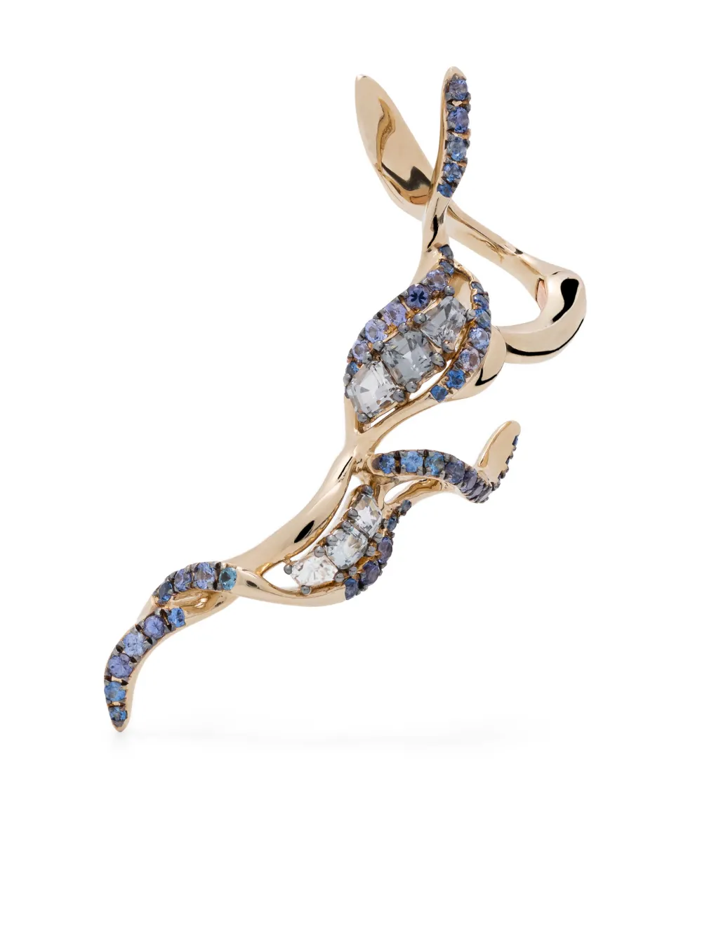 Серьга-клаймбер Puff из белого золота с камнями Bibi Van Der Velden
Серьга-клаймбер Puff из белого золота с камнями Bibi Van Der Velden