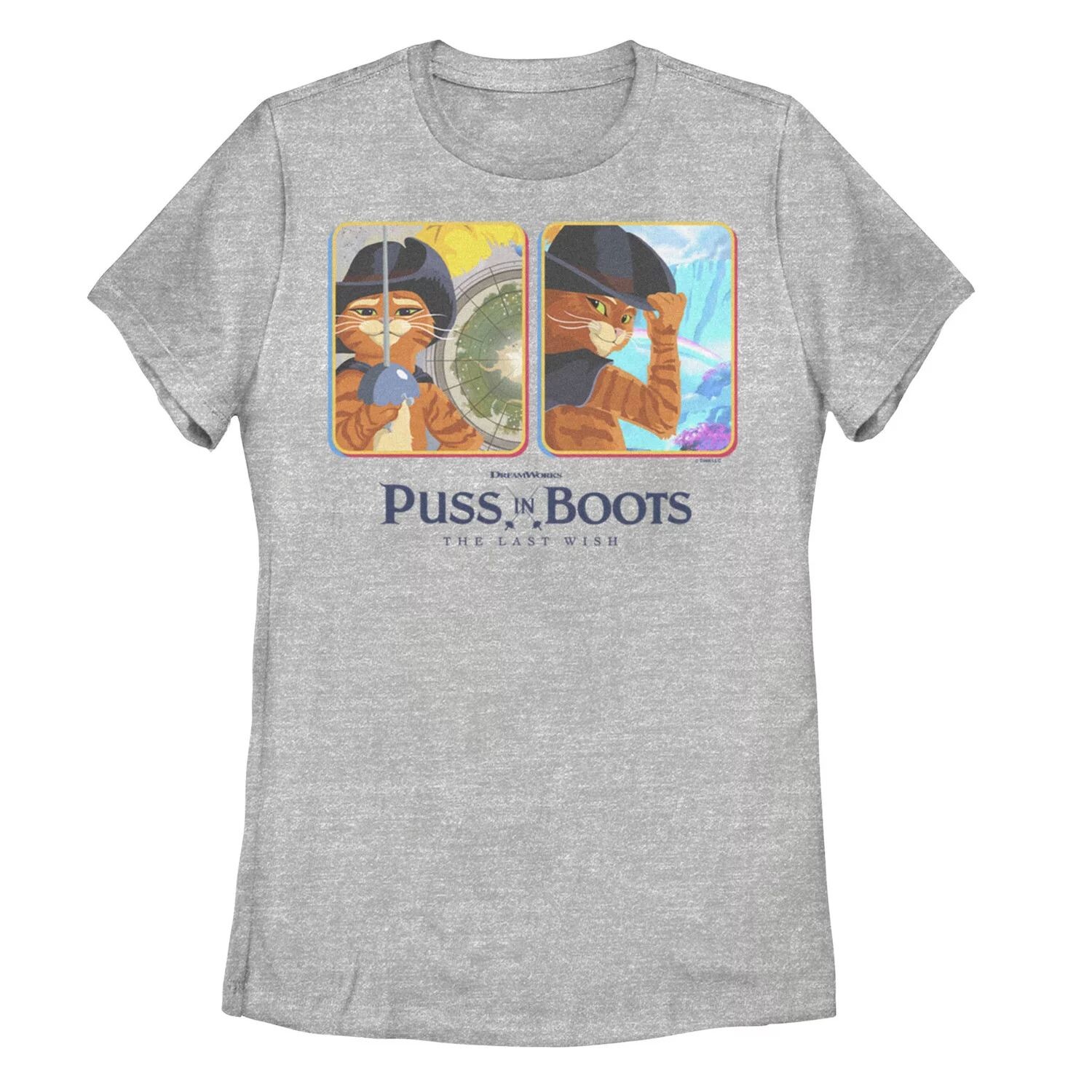 Детская футболка «Кот в сапогах» с графическим рисунком «Последнее желание» Licensed Character
Детская футболка «Кот в сапогах» с графическим рисунком «Последнее желание» Licensed Character