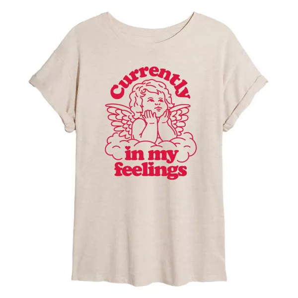 Футболка размера «Оверсайз» для юниоров с надписью «Купидон в моих чувствах» Licensed Character, бежевый
Футболка размера «Оверсайз» для юниоров с надписью «Купидон в моих чувствах» Licensed Character, бежевый