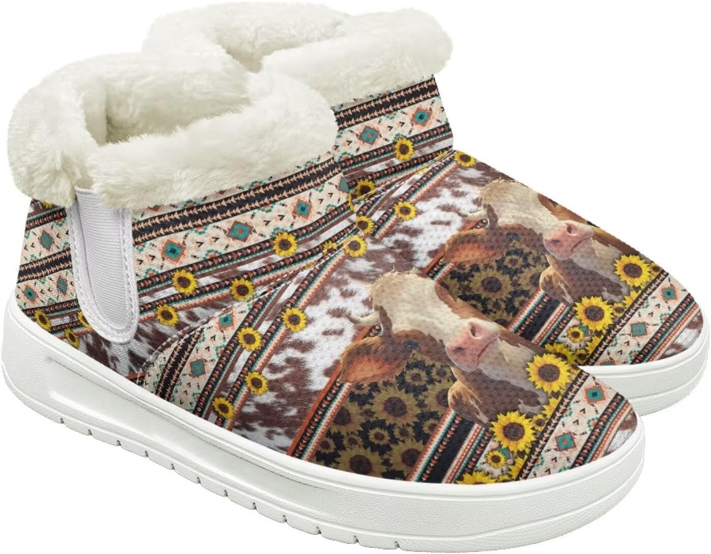 Зимние ботинки для женщин и мужчин, пушистые снежные ботинки с флисовой подкладкой и тянущимся верхом Cugasmaru, Cow Western Aztec
Зимние ботинки для женщин и мужчин, пушистые снежные ботинки с флисовой подкладкой и тянущимся верхом Cugasmaru, Cow Western Aztec