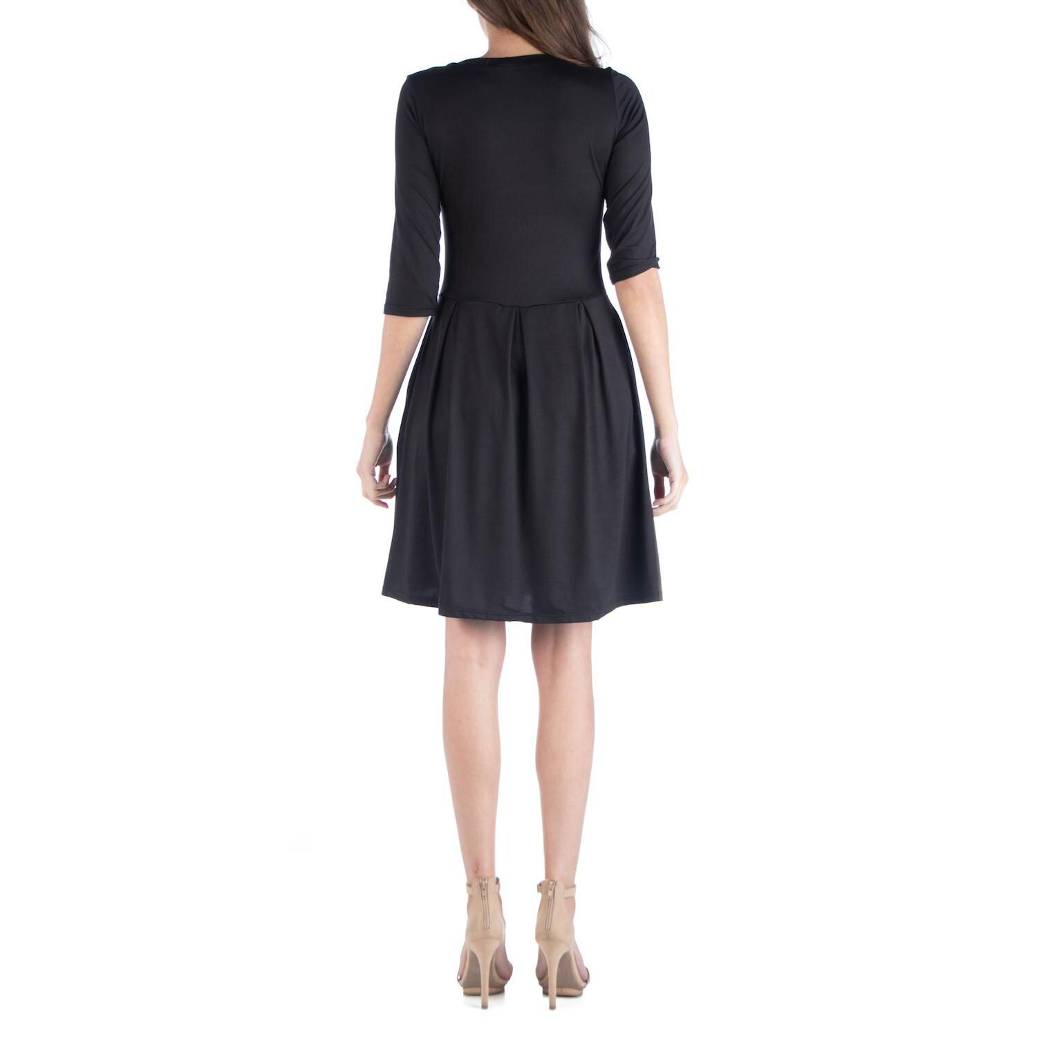 Женское мини-платье с расклешенным силуэтом и рукавами три четверти 24Seven Comfort Apparel 24Seven Comfort Apparel, коричневый
Женское мини-платье с расклешенным силуэтом и рукавами три четверти 24Seven Comfort Apparel 24Seven Comfort Apparel, коричневый