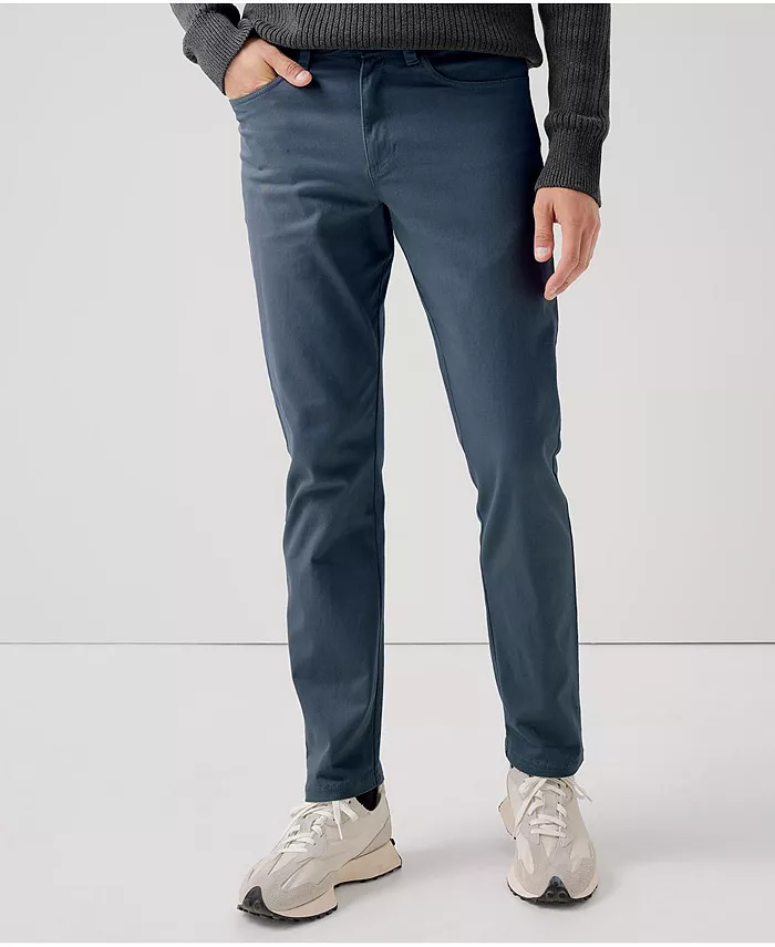 Мужские брюки из органического хлопка с эластаном, деним твил, 5 карманов - длина по внутреннему шву 34 дюйма Pact, синий 
Мужские брюки из органического хлопка с эластаном, деним твил, 5 карманов - длина по внутреннему шву 34 дюйма Pact, синий