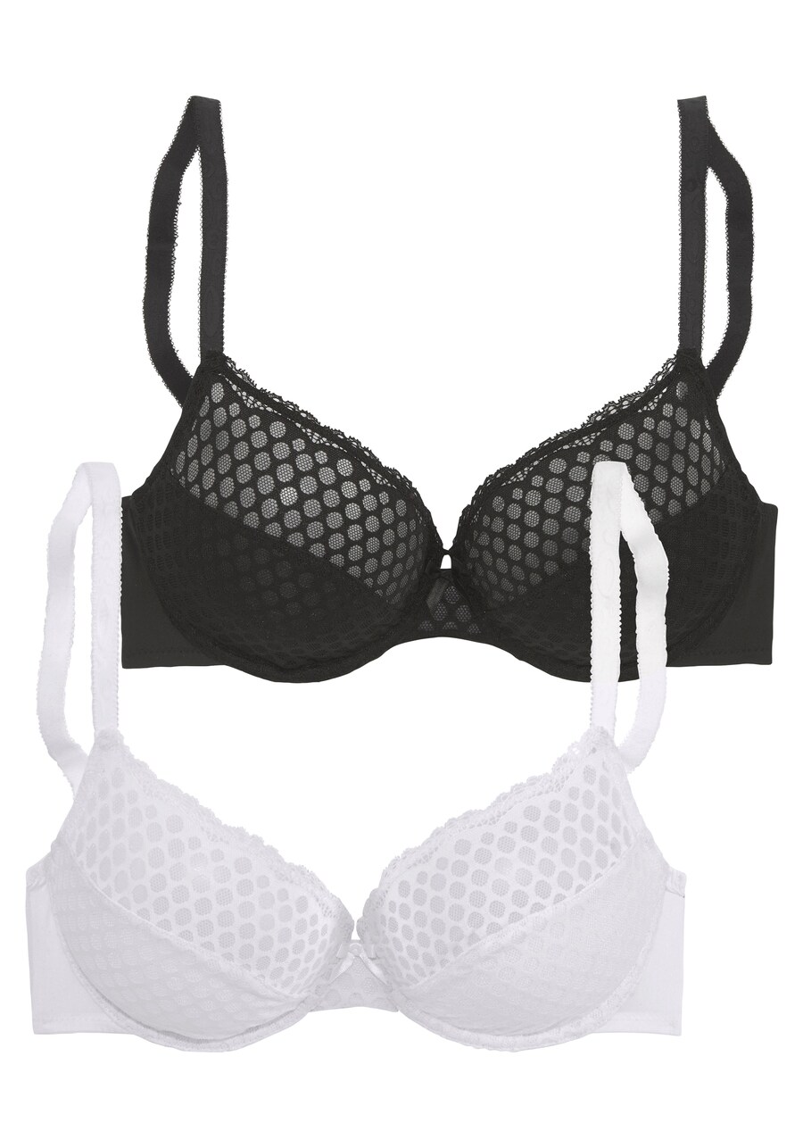 Бюстгальтер-футболка PETITE FLEUR, черный/белый
Бюстгальтер-футболка PETITE FLEUR, черный/белый