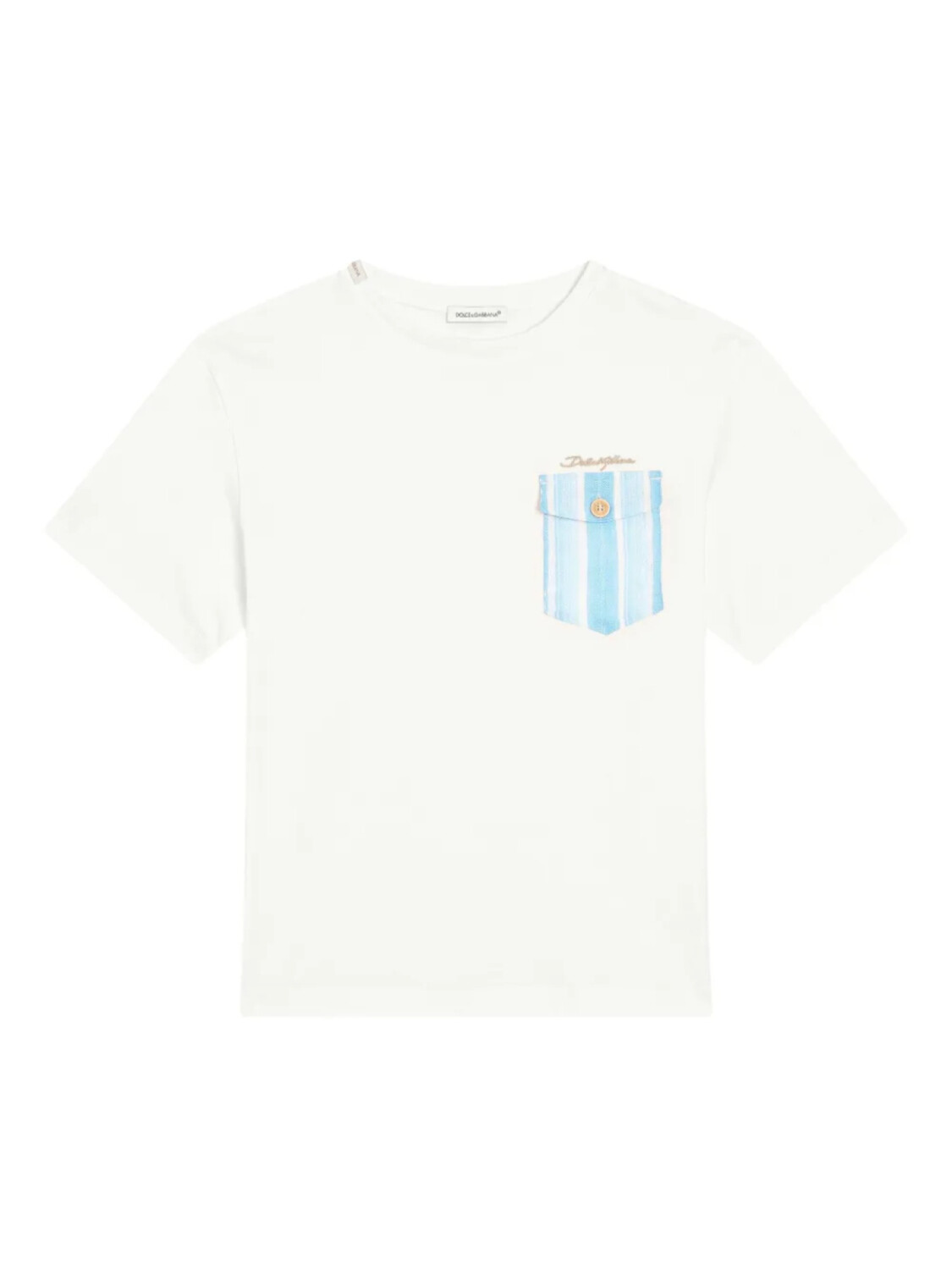 Dolce & Gabbana Kids футболка с вышивкой, белый 
Dolce & Gabbana Kids футболка с вышивкой, белый