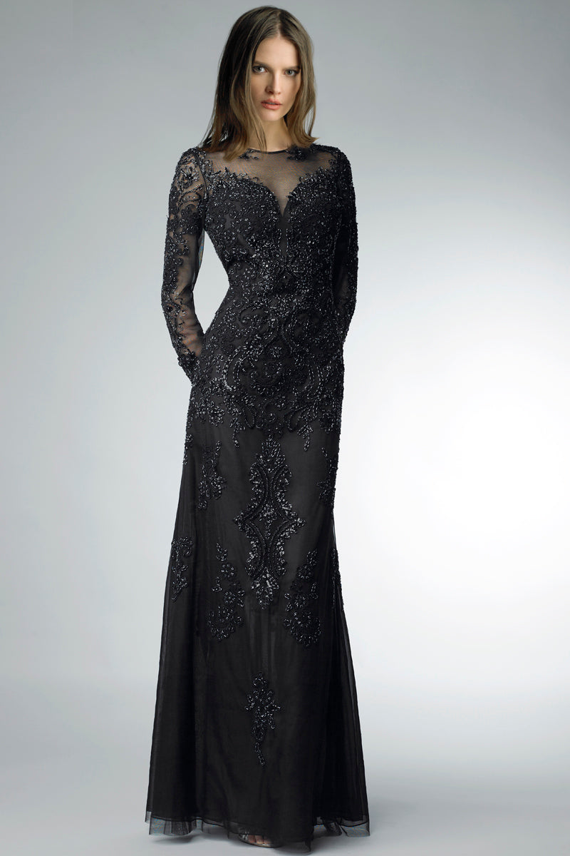 Платье с длинными рукавами и пайетками Basix черный Label, черный
Платье с длинными рукавами и пайетками Basix черный Label, черный