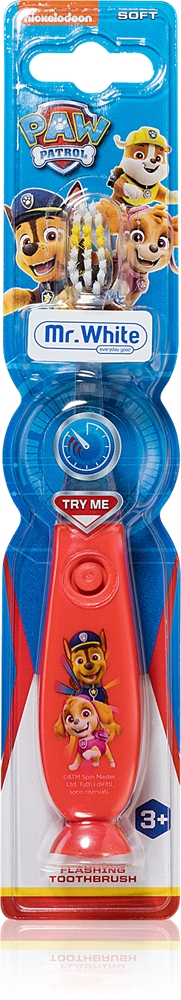 Мигающая зубная щетка Щенячий патруль Nickelodeon, soft 3+
Мигающая зубная щетка Щенячий патруль Nickelodeon, soft 3+