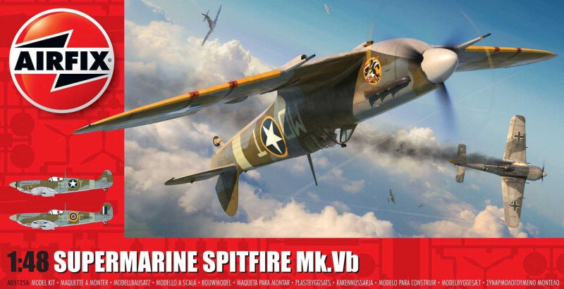 Airfix, Supermarine Spitfire Mk.vb, Модельный комплект, 14+
Airfix, Supermarine Spitfire Mk.vb, Модельный комплект, 14+