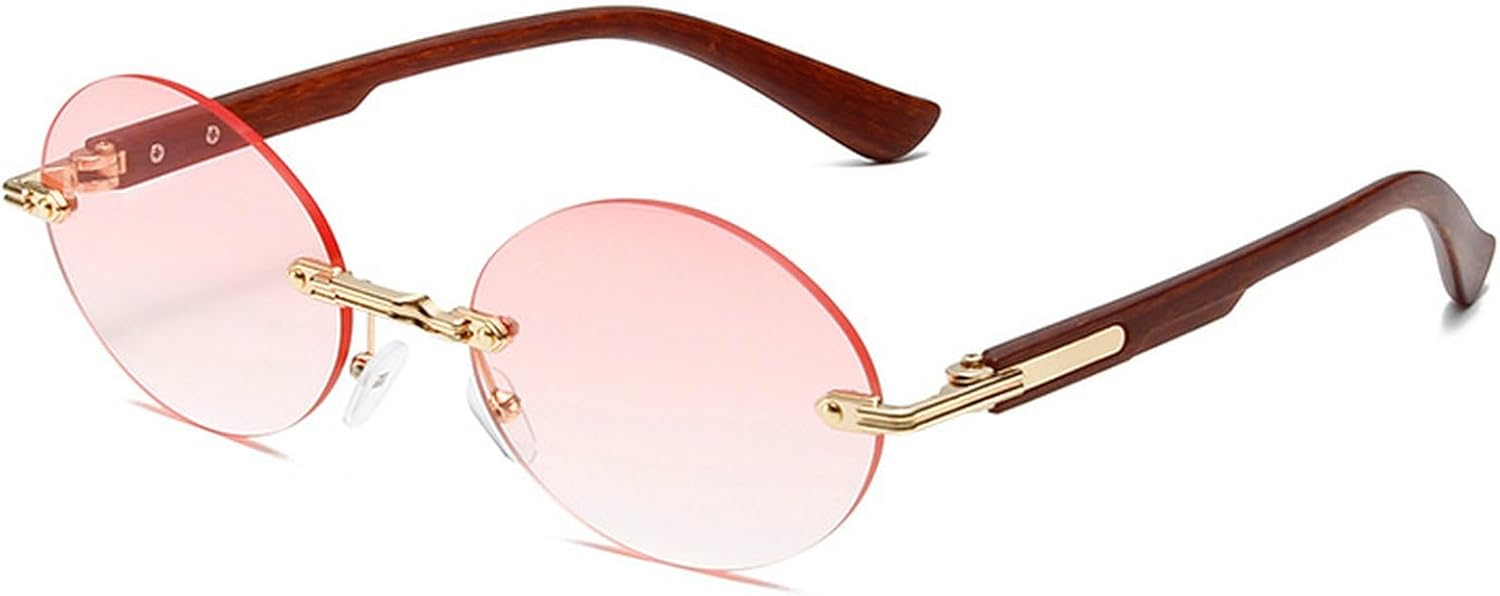 Популярные модные овальные солнцезащитные очки для женщин в стиле ретро, без оправы, с прозрачными линзами с градиентом цвета океана, защита от УФ-излучения UV400, для мужчин в стиле панк mincl, Pink
Популярные модные овальные солнцезащитные очки для женщин в стиле ретро, без оправы, с прозрачными линзами с градиентом цвета океана, защита от УФ-излучения UV400, для мужчин в стиле панк mincl, Pink