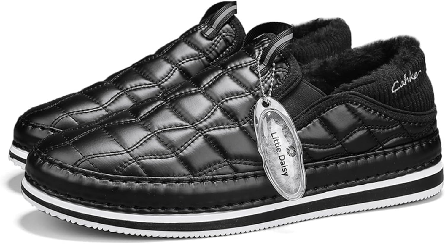 Мужские зимние слипоны, утепленные флисом, стеганый верх, воротник с трикотажной отделкой, нескользящая резиновая подошва, комфортная мягкая стелька для повседневной носки и активного отдыха в холодную погоду Khwfjas, черный
Мужские зимние слипоны, утепленные флисом, стеганый верх, воротник с трикотажной отделкой, нескользящая резиновая подошва, комфортная мягкая стелька для повседневной носки и активного отдыха в холодную погоду Khwfjas, черный