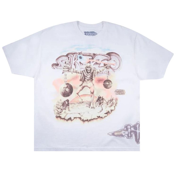 Футболка Cactus Jack by Travis Scott Utopia Tour Skitzo Circus Maximus Tee, White
Футболка Cactus Jack by Travis Scott Utopia Tour Skitzo Circus Maximus Tee, White