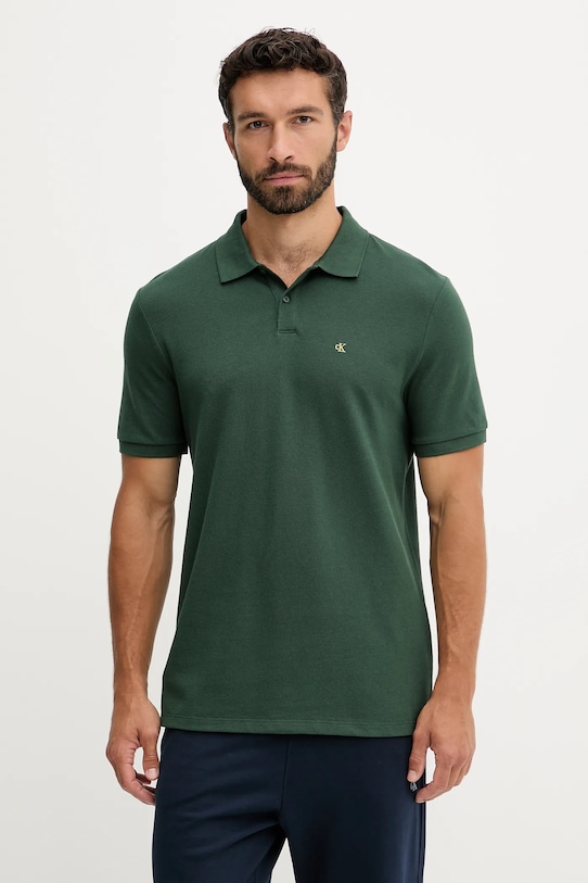 Хлопковое поло Calvin Klein Jeans, зеленый
Хлопковое поло Calvin Klein Jeans, зеленый