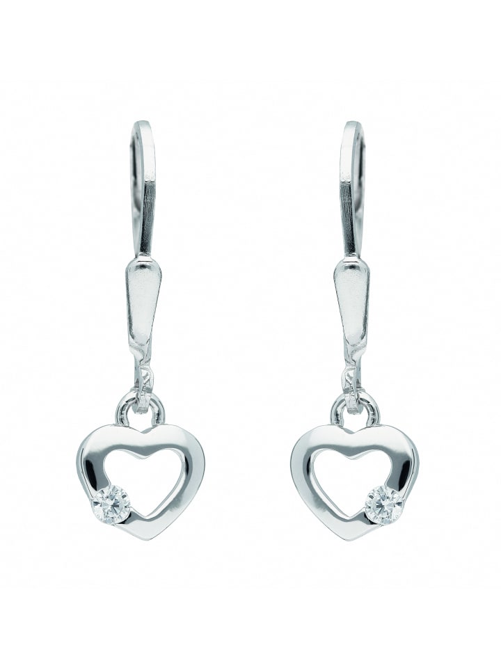 Adeliás Женские серьги из серебра 925 пробы / серьги в форме сердца с цирконием в серебре
Adeliás Женские серьги из серебра 925 пробы / серьги в форме сердца с цирконием в серебре