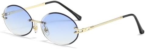 Женские солнцезащитные очки без оправы 2027 года, овальные, в стиле панк, мужские солнцезащитные очки, очки для вождения, женские очки с защитой от УФ-излучения UV400 MTZJH, 2
Женские солнцезащитные очки без оправы 2027 года, овальные, в стиле панк, мужские солнцезащитные очки, очки для вождения, женские очки с защитой от УФ-излучения UV400 MTZJH, 2