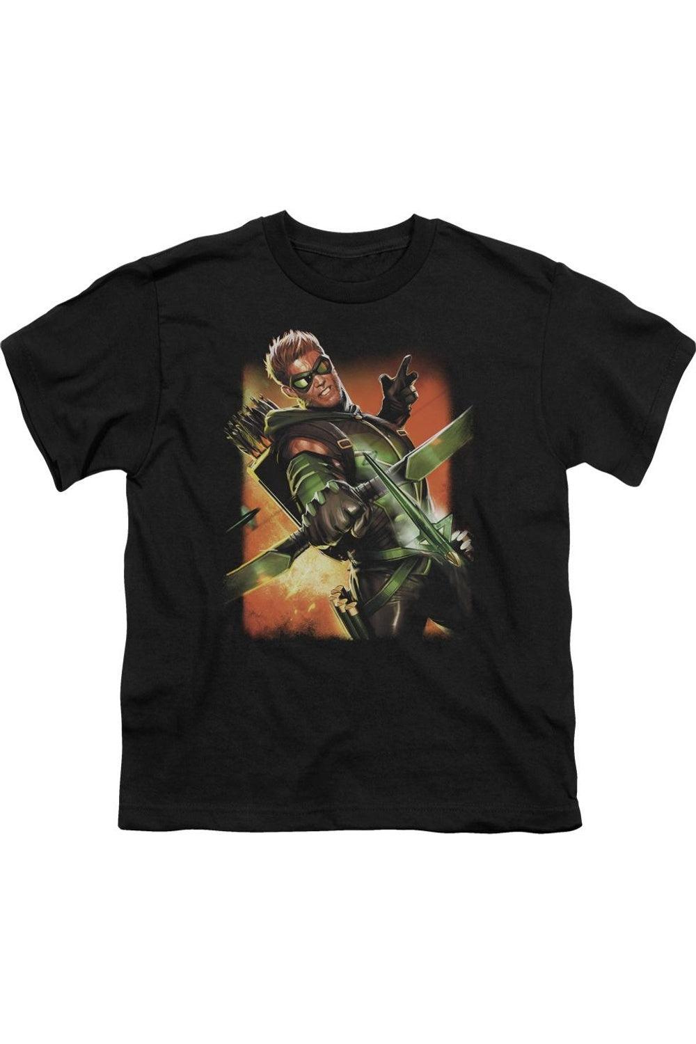 Футболка с коротким рукавом для детей Green Arrow #1 из Лиги Справедливости Америки Gildan
Футболка с коротким рукавом для детей Green Arrow #1 из Лиги Справедливости Америки Gildan