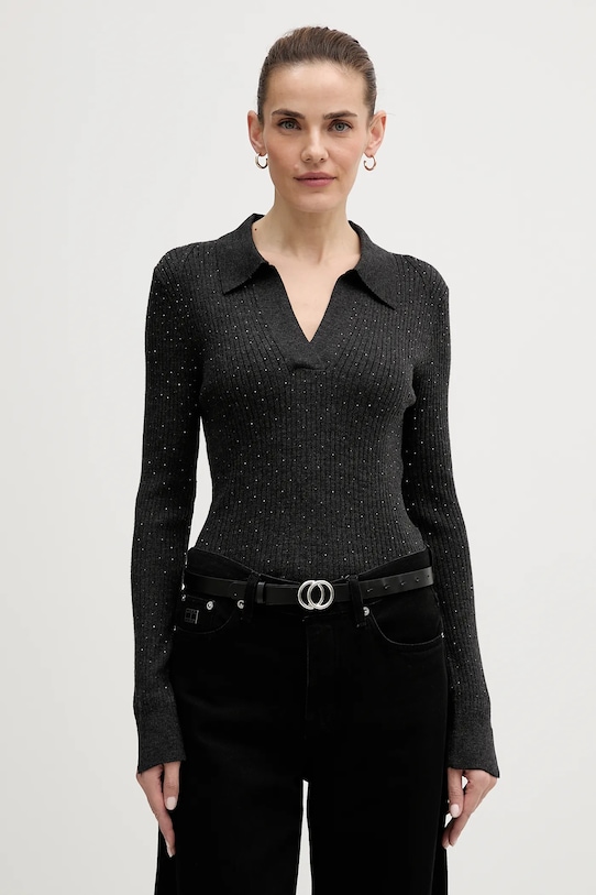 Шерстяной свитер роника Mos Mosh, серый
Шерстяной свитер роника Mos Mosh, серый