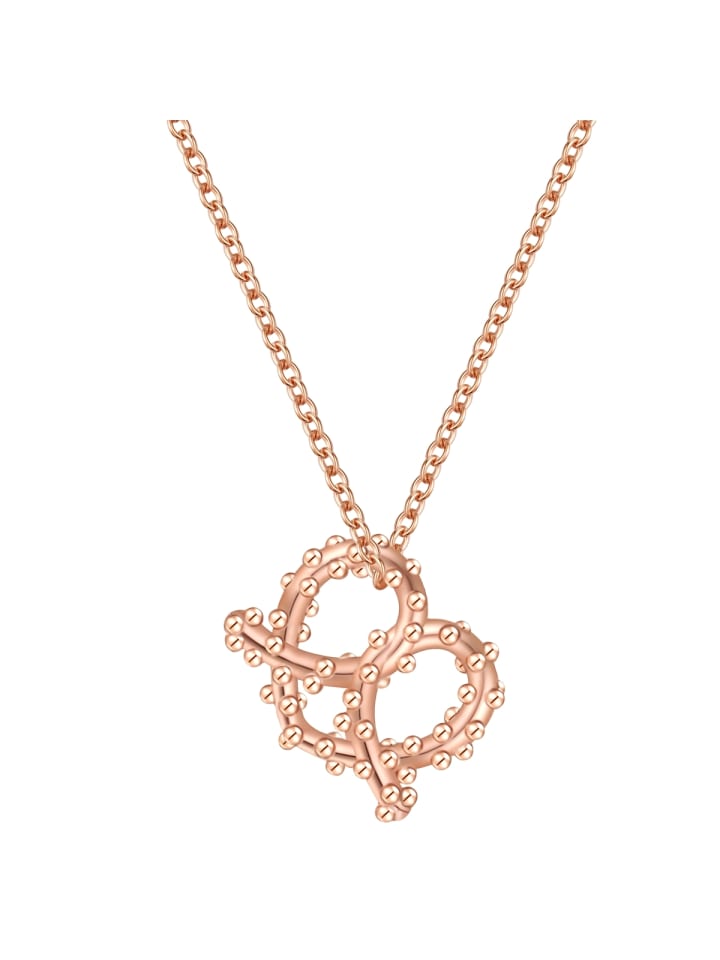 Glanzstücke München Колье в форме сердца с узором «крендель» из стерлингового серебра с покрытием из розового золота
Glanzstücke München Колье в форме сердца с узором «крендель» из стерлингового серебра с покрытием из розового золота