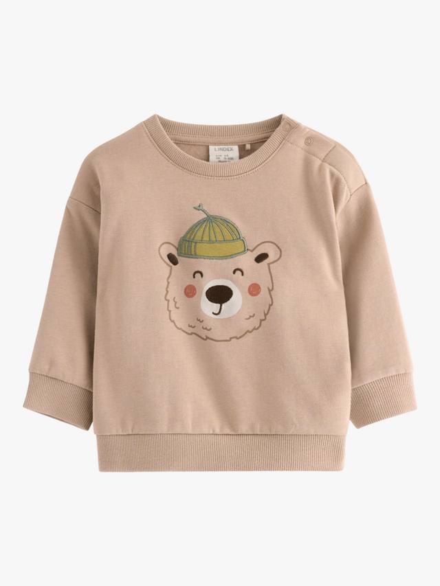 Детский свитшот с медведем из хлопковой смеси Lindex, Beige
Детский свитшот с медведем из хлопковой смеси Lindex, Beige