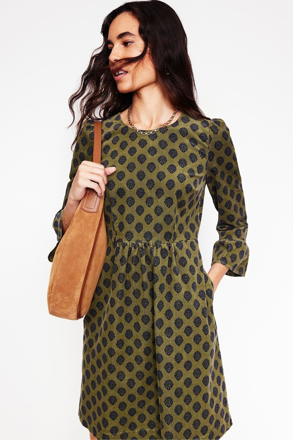 Короткое платье комбинация Ora Boden, зеленый 
Короткое платье комбинация Ora Boden, зеленый