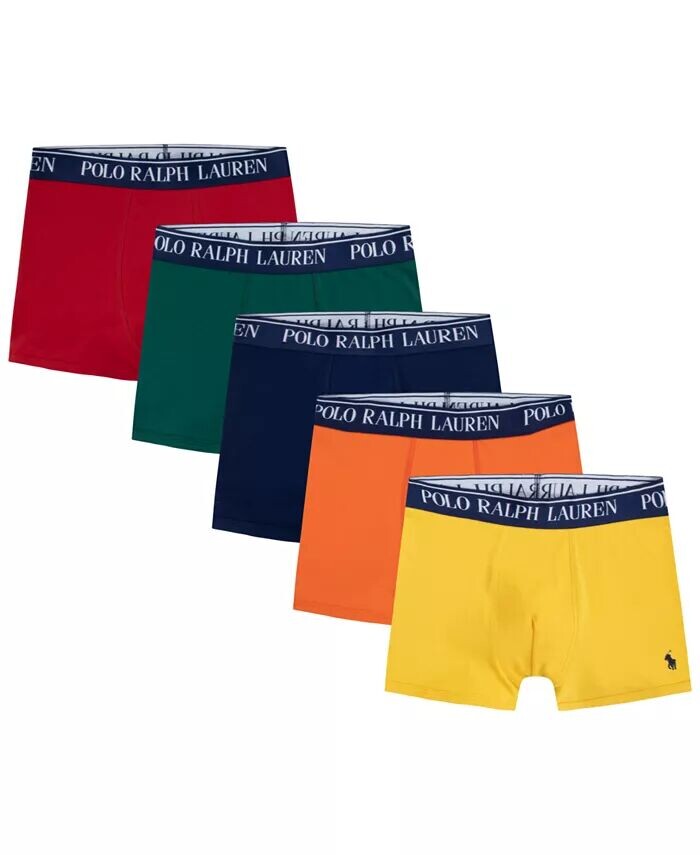 Эластичные боксеры для мальчиков Big Boys, упаковка из 5 шт Polo Ralph Lauren, синий
Эластичные боксеры для мальчиков Big Boys, упаковка из 5 шт Polo Ralph Lauren, синий