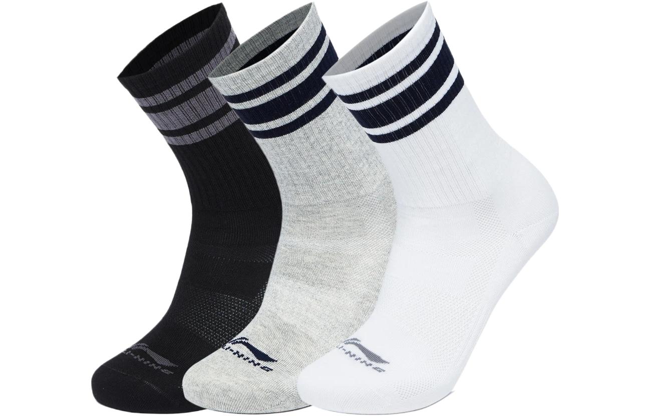 LiNing Sports Life Collection CF Tracing Носки до середины икры Унисекс 3 пары Черный+Светло-серый+Белый
LiNing Sports Life Collection CF Tracing Носки до середины икры Унисекс 3 пары Черный+Светло-серый+Белый