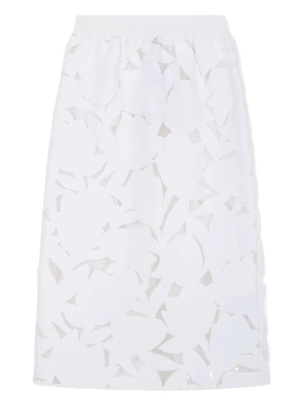 Юбка с цветочным узором, выполненным лазерной резкой Tibi, белый
Юбка с цветочным узором, выполненным лазерной резкой Tibi, белый