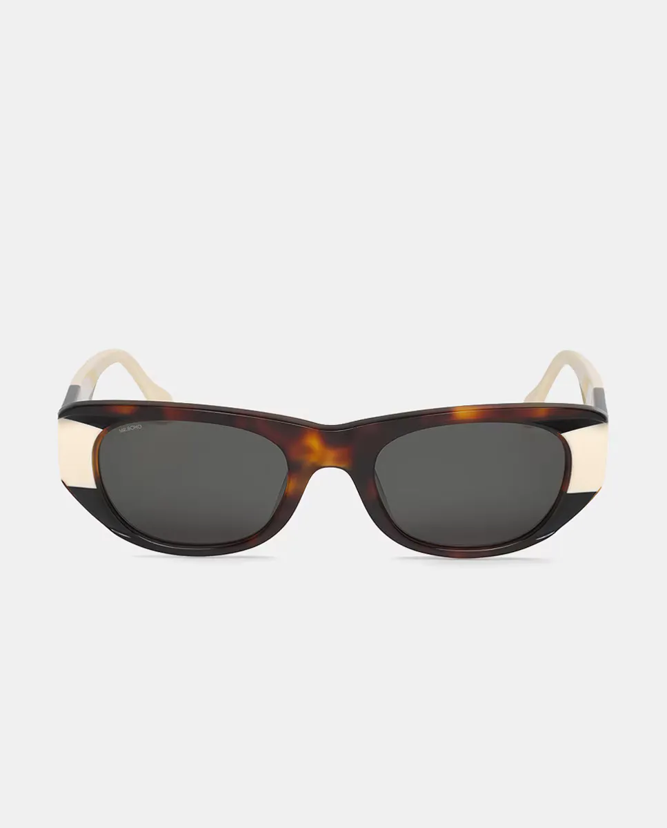 Овальные солнцезащитные очки из ацетата для женщин Mr. Boho, мультиколор
Овальные солнцезащитные очки из ацетата для женщин Mr. Boho, мультиколор