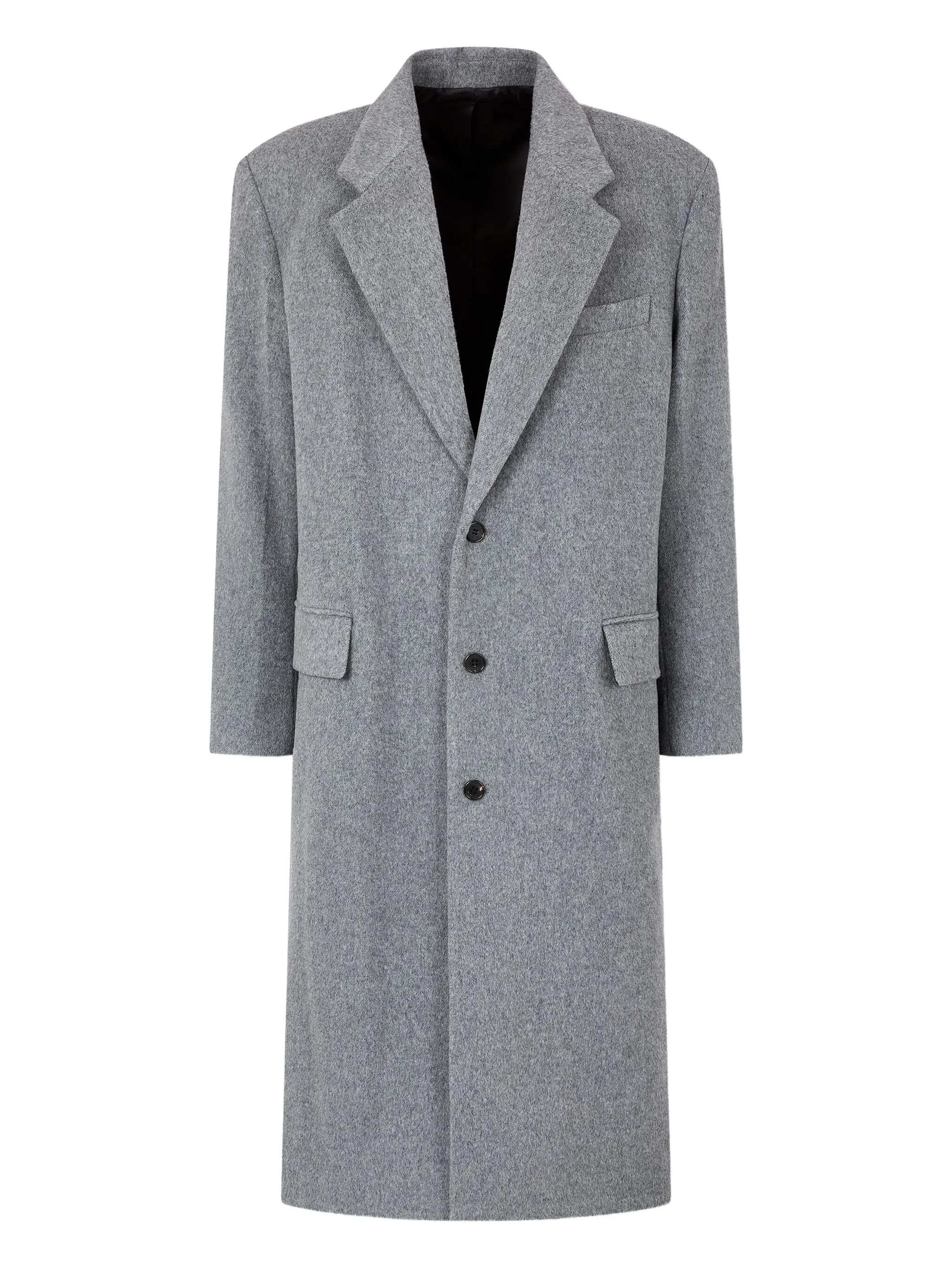 Однобортное пальто строгого кроя Studio Tomboy, серый
Однобортное пальто строгого кроя Studio Tomboy, серый