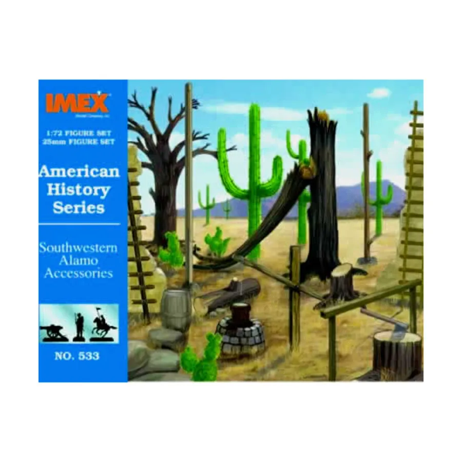 Аксессуары Юго-Западного Аламо, American History Series (1:72)
Аксессуары Юго-Западного Аламо, American History Series (1:72)