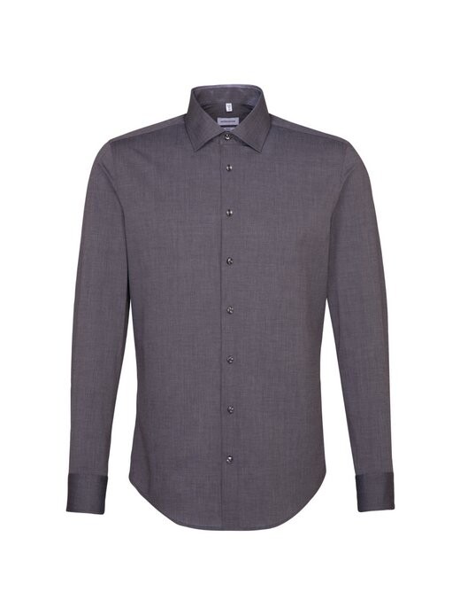 Деловая рубашка узкого кроя с длинным рукавом Seidensticker, серый
Деловая рубашка узкого кроя с длинным рукавом Seidensticker, серый