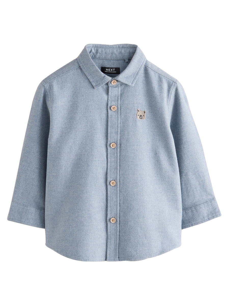 Рубашка на пуговицах классического кроя Next, светло-голубой
Рубашка на пуговицах классического кроя Next, светло-голубой