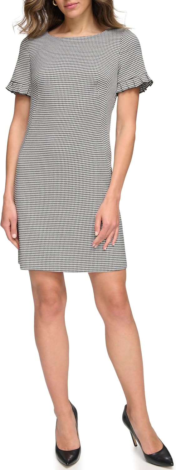 Женское мини-платье Tommy Hilfiger с плиссированной отделкой, короткими рукавами и вырезом-лодочкой, Black/Ivory
Женское мини-платье Tommy Hilfiger с плиссированной отделкой, короткими рукавами и вырезом-лодочкой, Black/Ivory