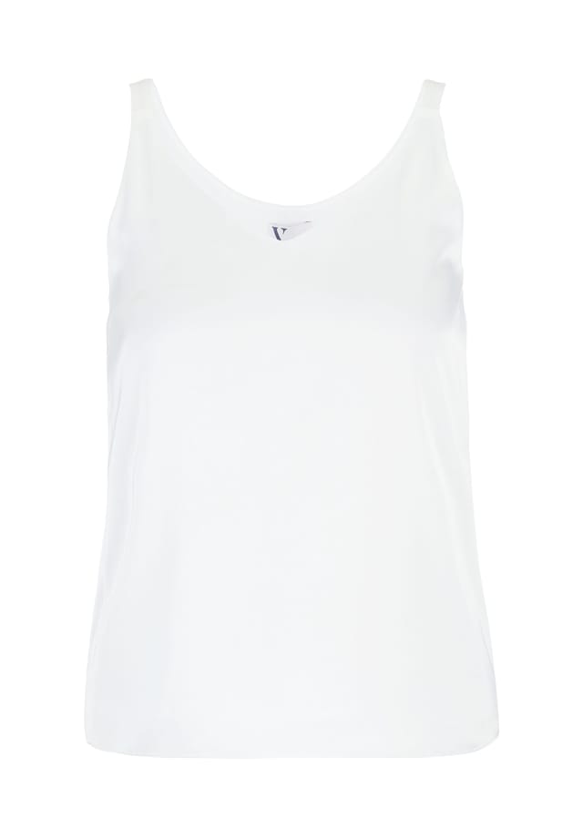 Атласная блузка с v-образным вырезом Vera Mont, белый
Атласная блузка с v-образным вырезом Vera Mont, белый