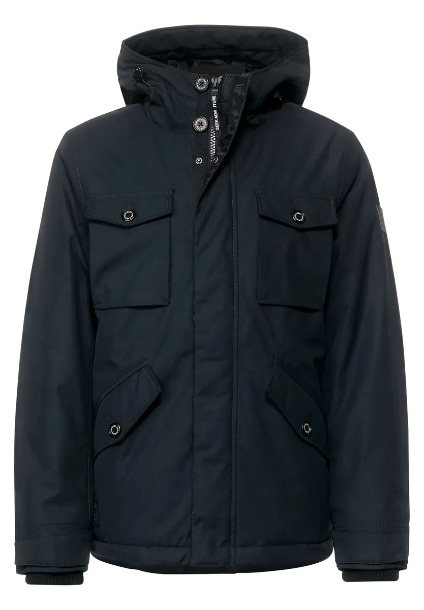 STREET ONE МУЖСКАЯ парка, с капюшоном, с нагрудным карманом Street One Men, синий
STREET ONE МУЖСКАЯ парка, с капюшоном, с нагрудным карманом Street One Men, синий