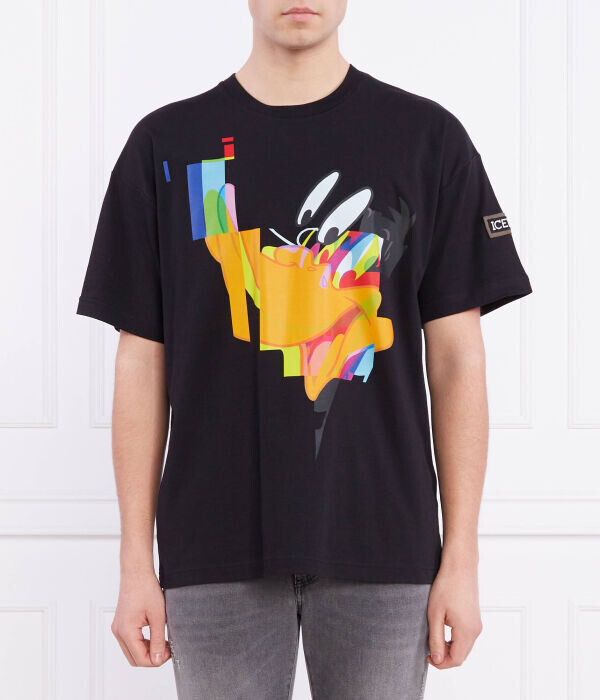 Футболка мужская Iceberg с цветным рисунком, черный
Футболка мужская Iceberg с цветным рисунком, черный