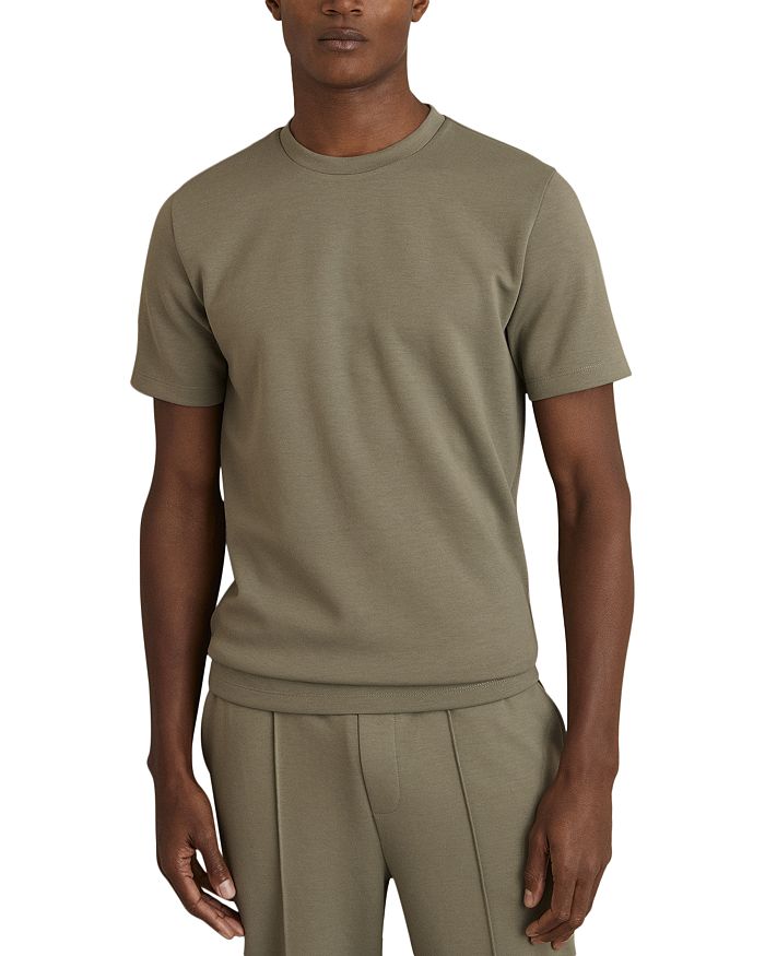 Интерлоковая футболка с круглым вырезом REISS, зеленый
Интерлоковая футболка с круглым вырезом REISS, зеленый